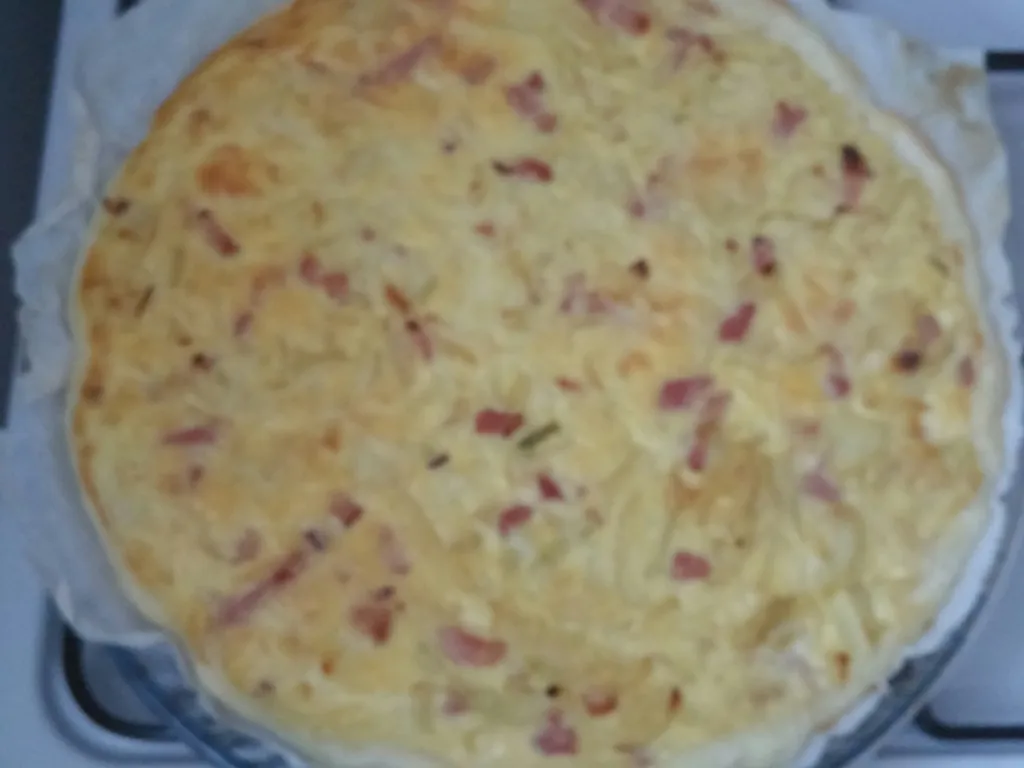 quiche aux oignons
