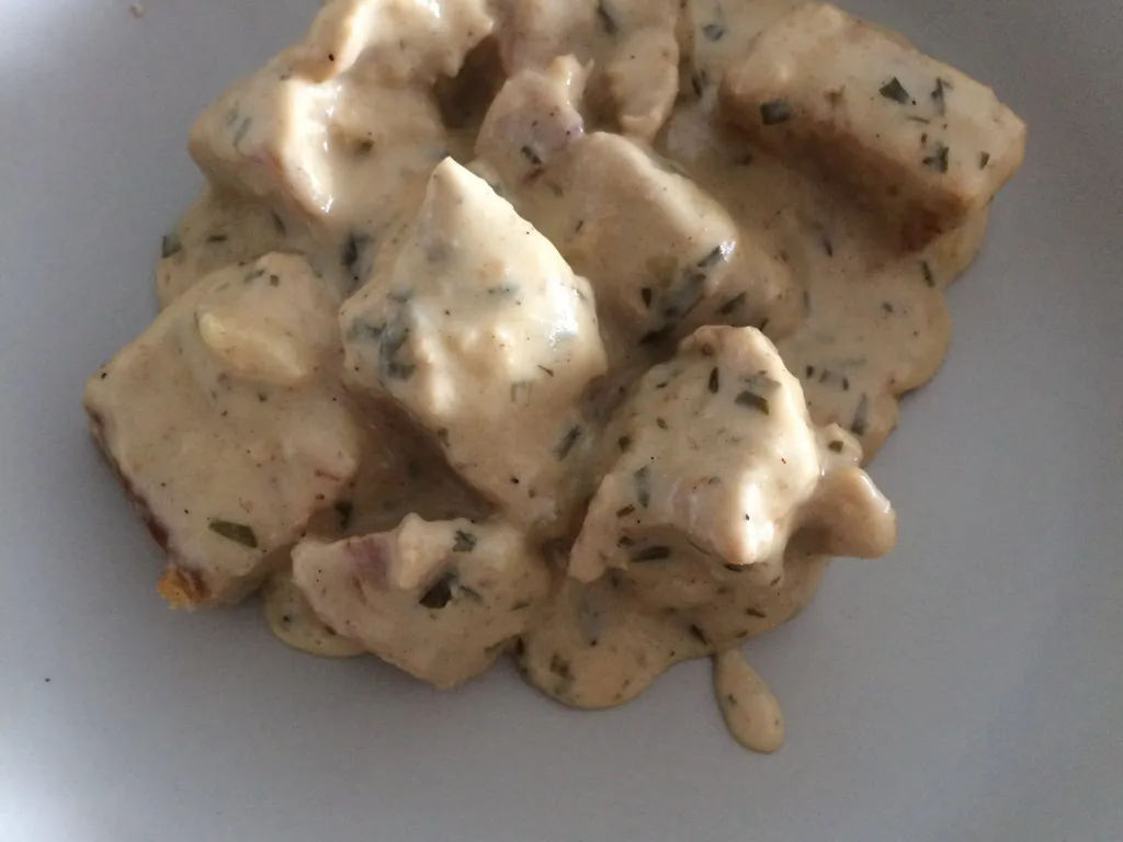 sauté de porc à l'estragon