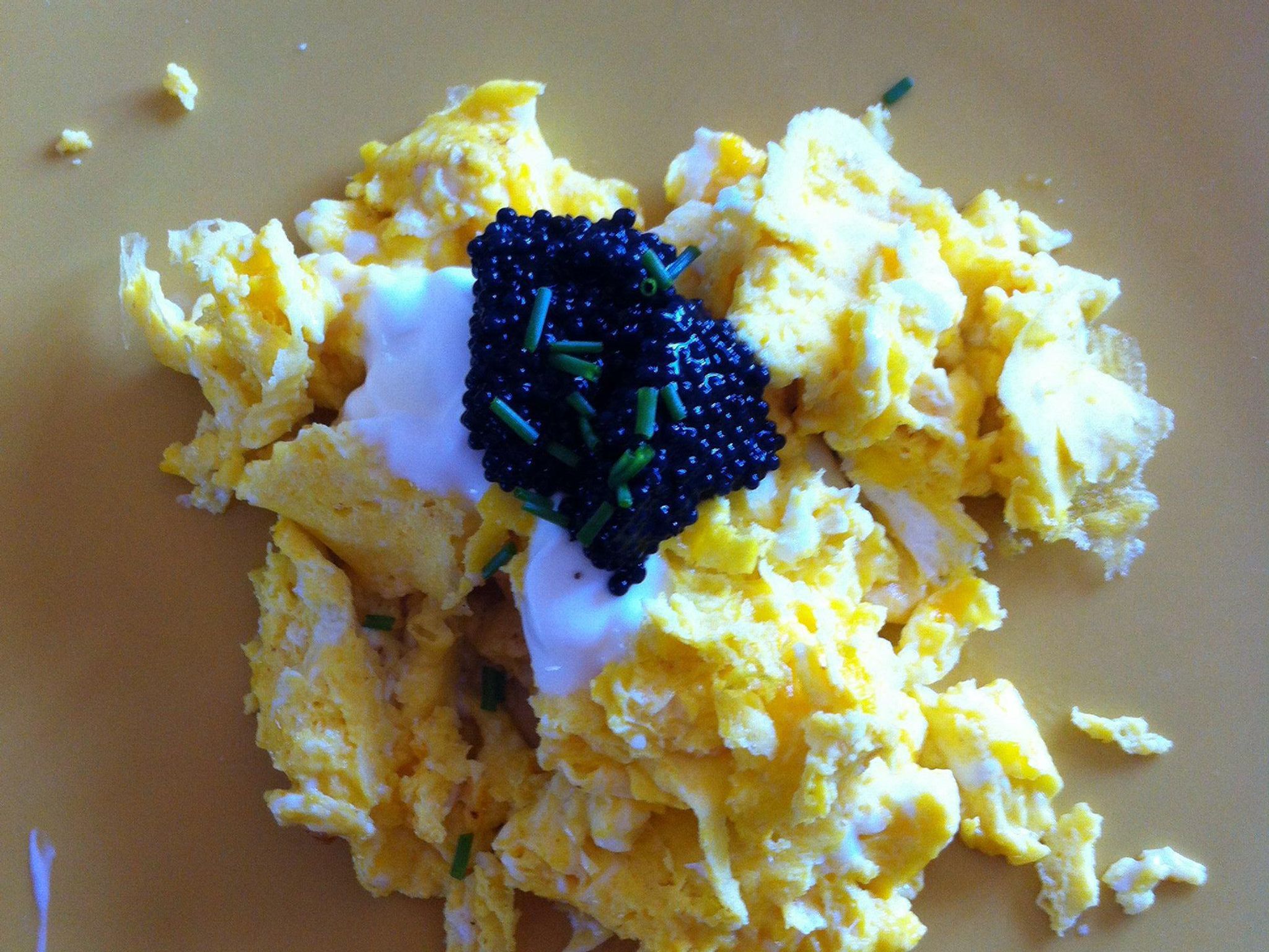 Oeufs brouillés aux oeufs... de lump Recette de Oeufs brouillés aux oeufs... de lump Marmiton