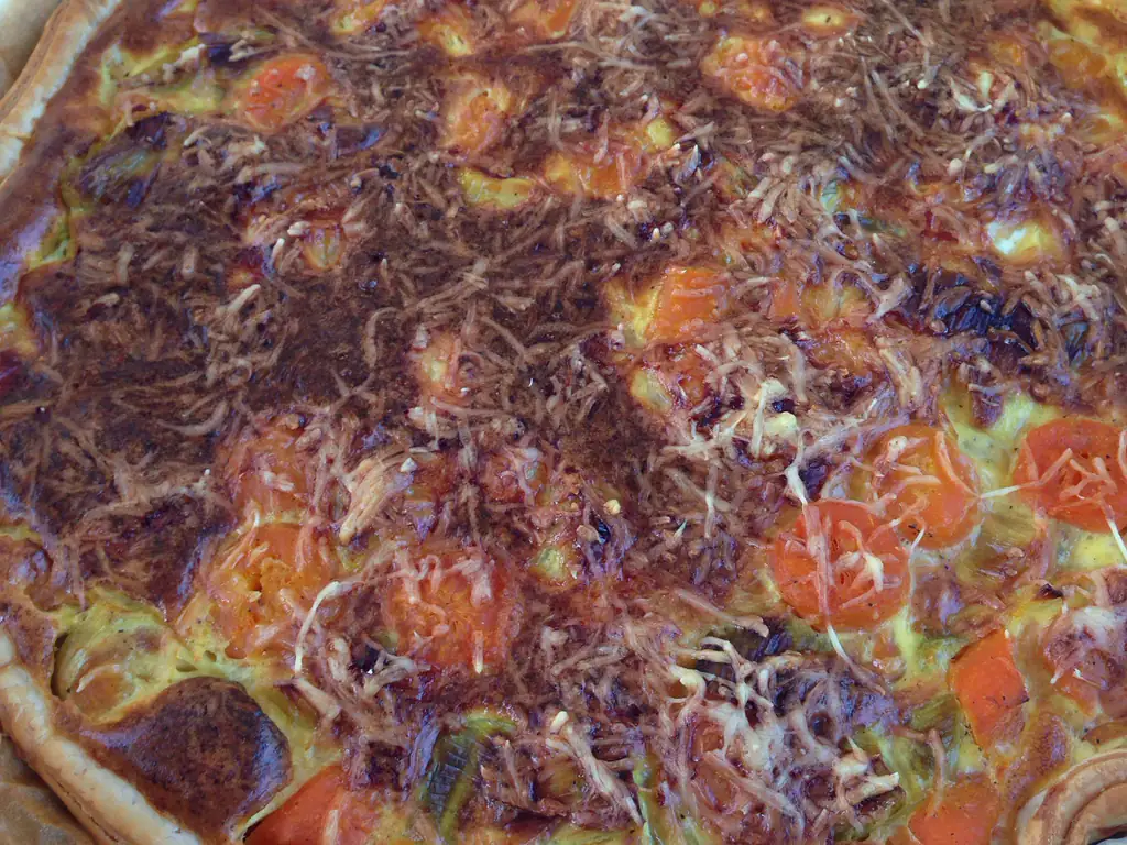 quiche tomate mozza facile et rapide