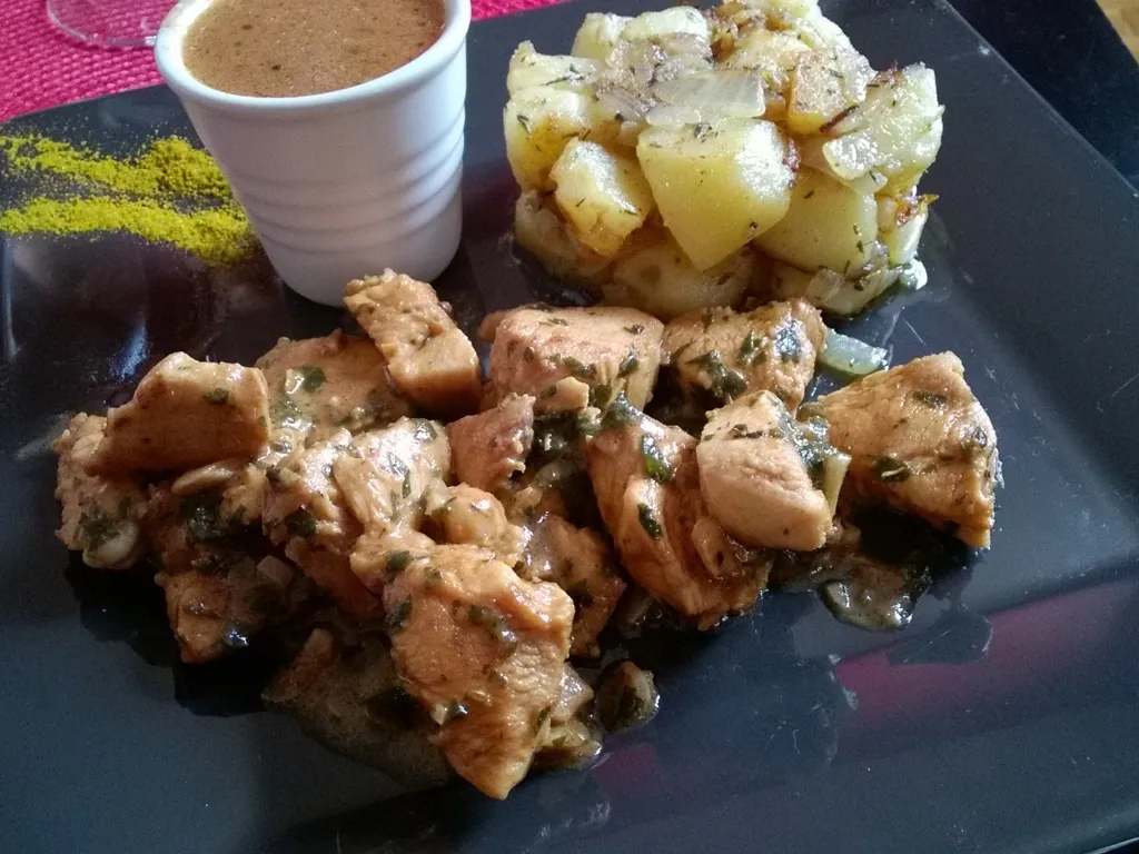 poulet miel / coca