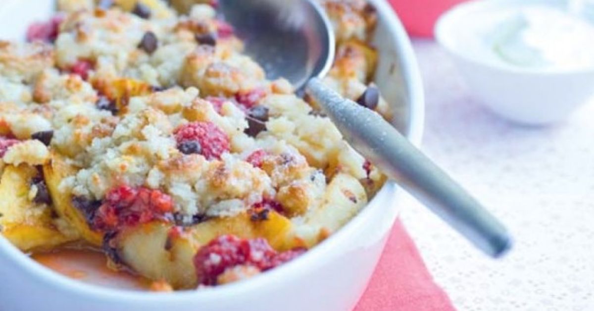 Crumble Pamplemousse Framboise Recette De Crumble Pamplemousse Framboise