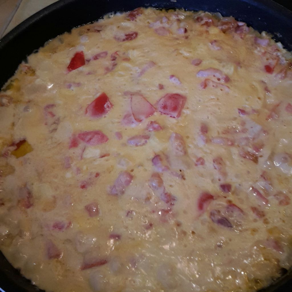 Omelette Tomate Lardon Recette De Omelette Tomate Lardon