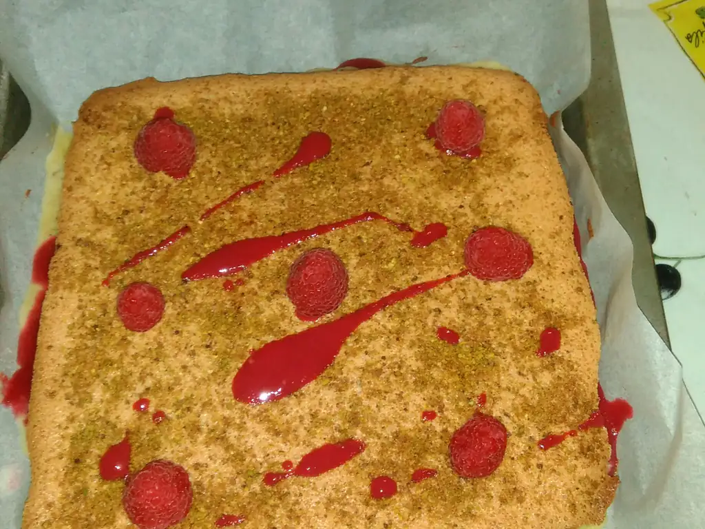 duo pistaches framboise