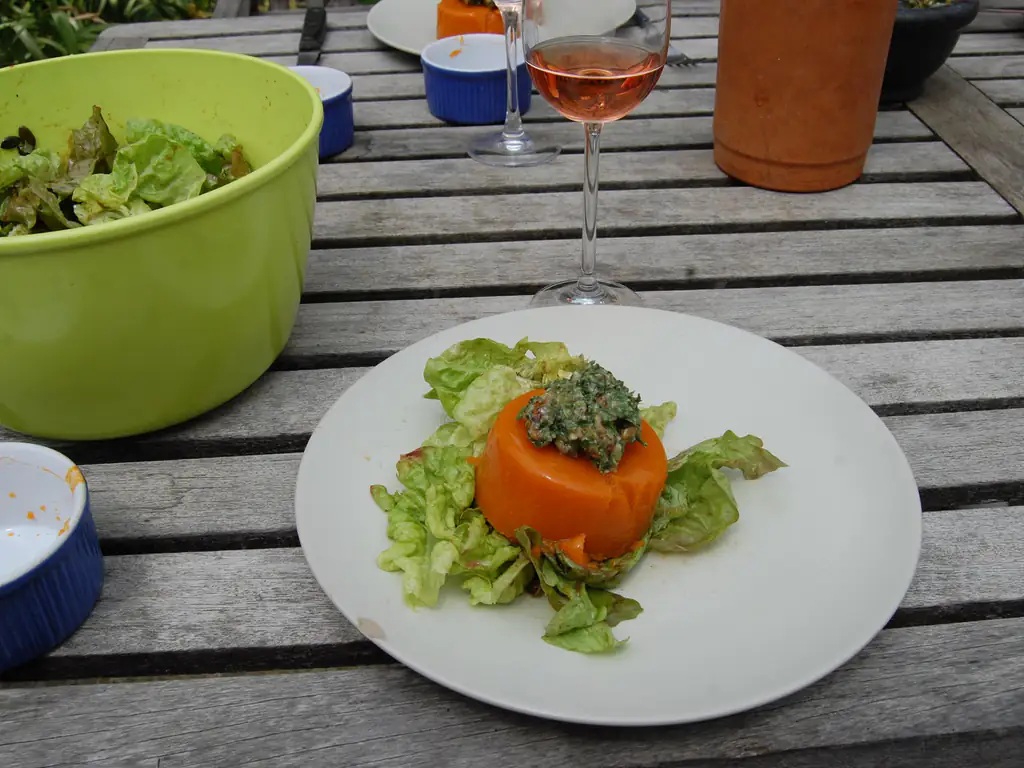 bavarois de carottes à l'orientale