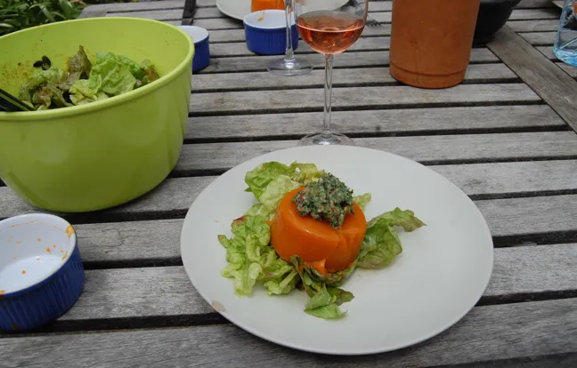Bavarois de carottes à l'orientale