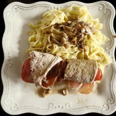 Bocconcini : roulés de veau au jambon de Parme et au gorgonzola