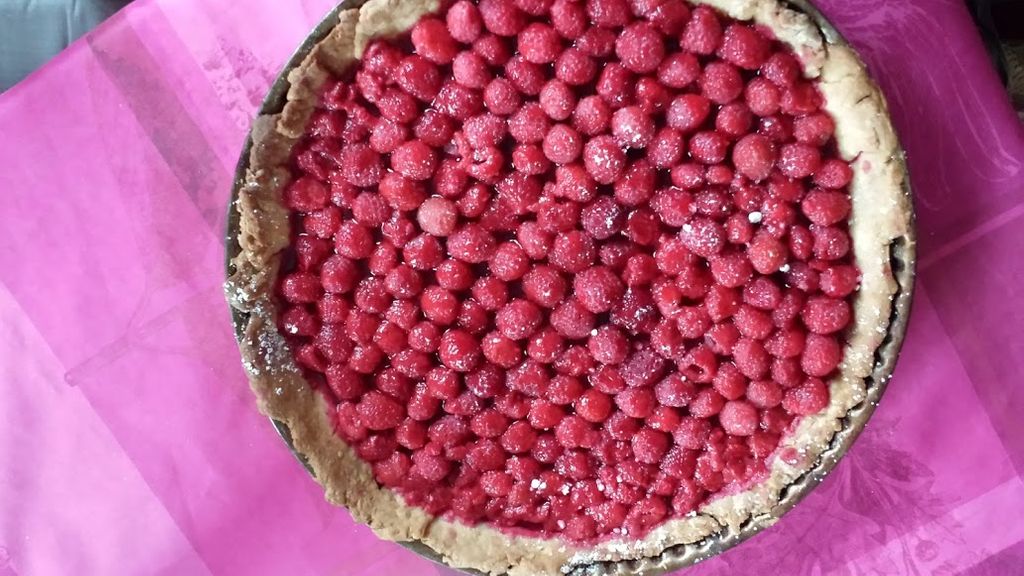 Tarte A La Creme De Pistache Et Aux Framboises Recette De Tarte A La Creme De Pistache Et Aux Framboises