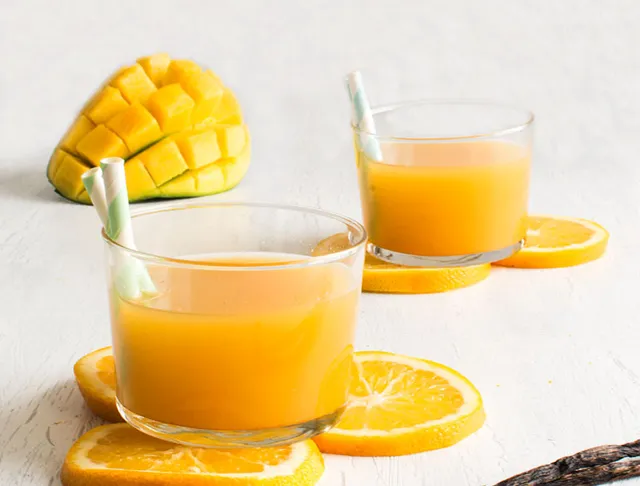 Cocktail orange mangue vanille