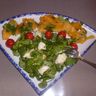 Salade estivale mozzarella, basilic, melon et tomate
