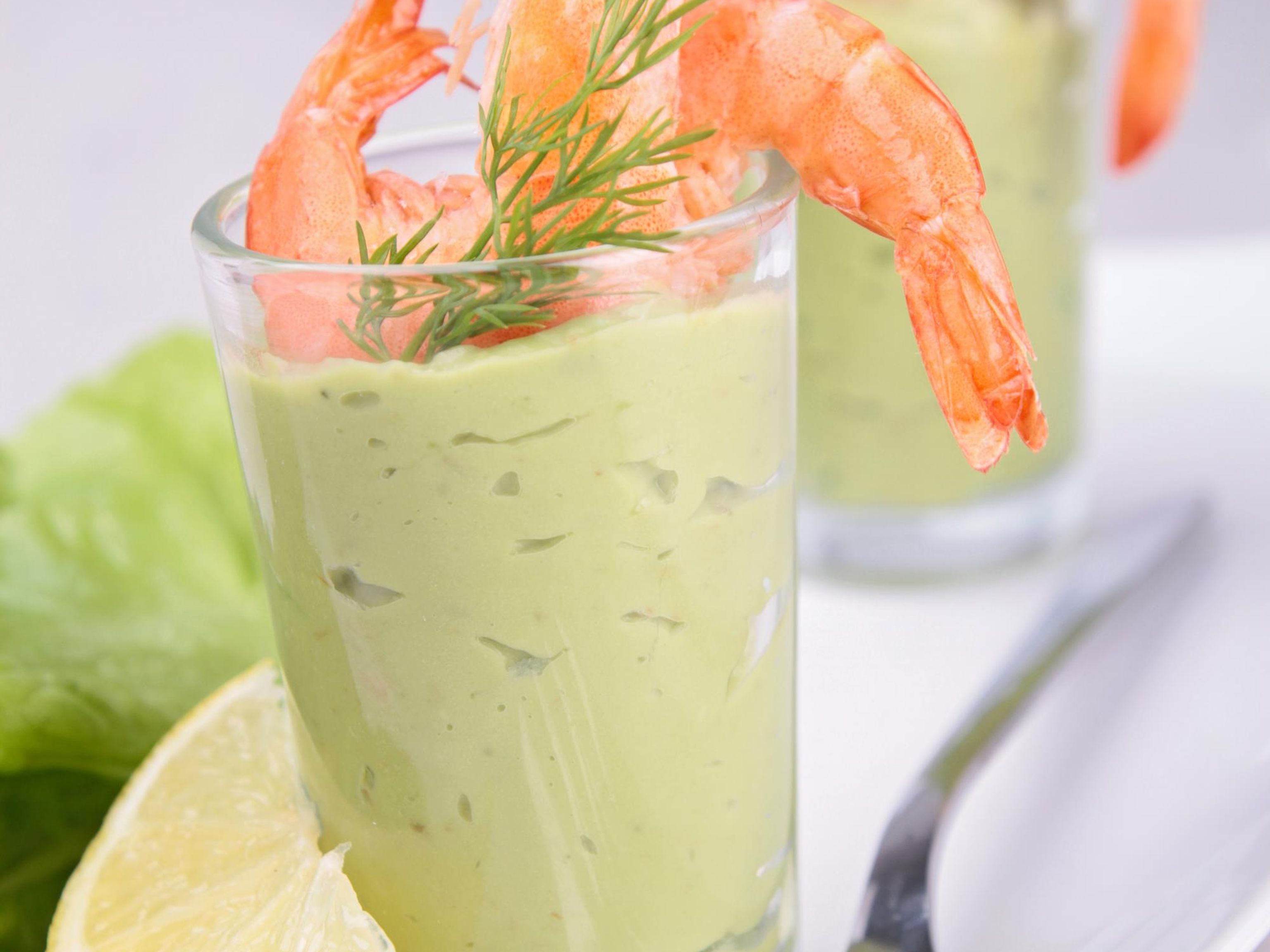 Mousse D'avocats Aux Crevettes : Recette De Mousse D'avocats Aux ...