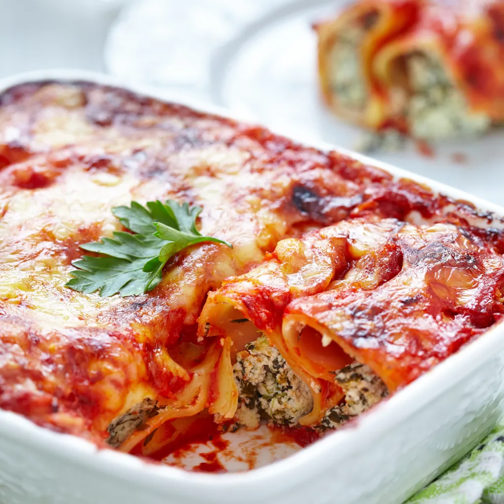 Cannelloni Au Brocciu Et épinard Corse Cannellonis brousse-épinards