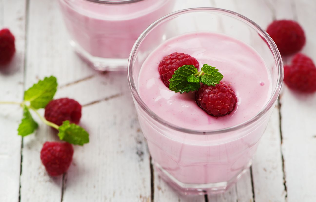 Crème aux framboises express Recette de Crème aux framboises express Marmiton