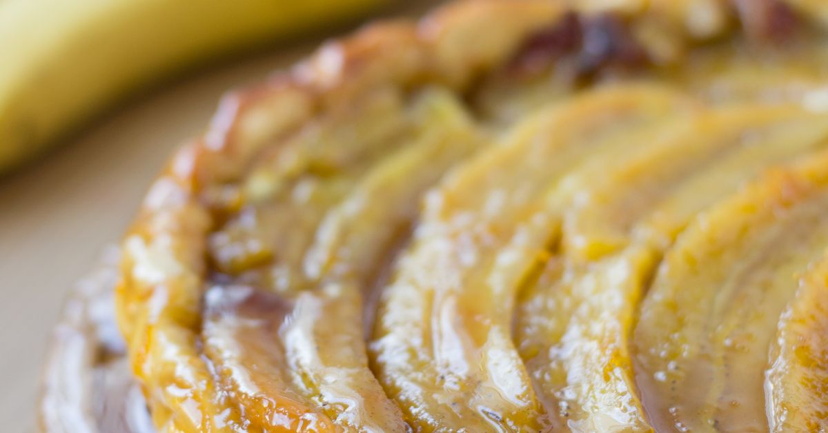 Tarte Tatin à La Banane Flambée : Recette De Tarte Tatin à La Banane ...