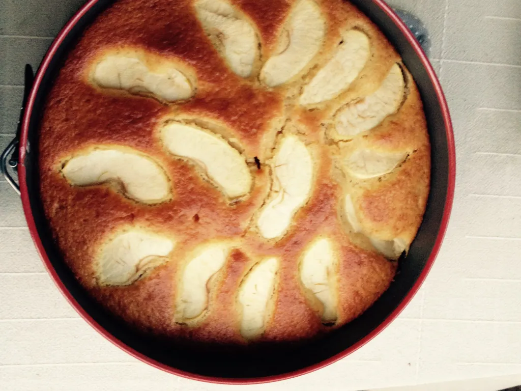 gâteau au yaourt pomme, citron, miel