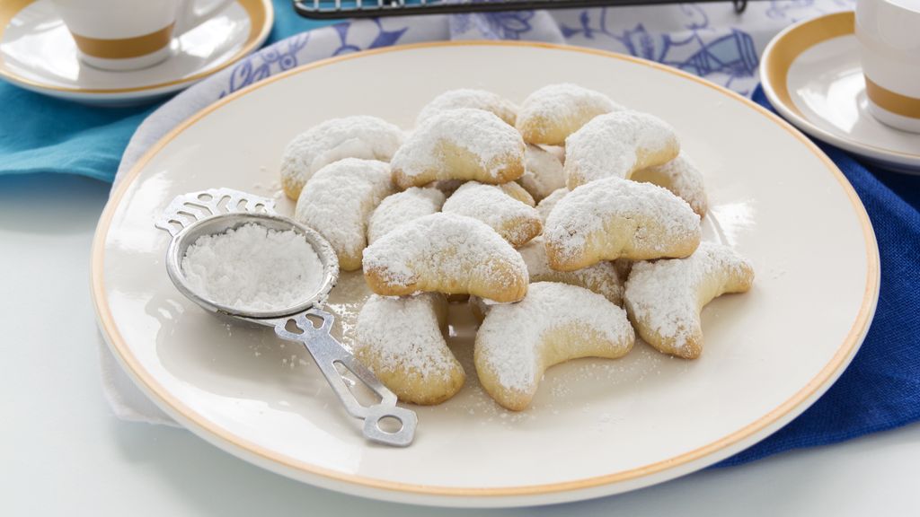 Sables Grecs Aux Amandes Kourabiedes Recette De Sables Grecs Aux Amandes Kourabiedes