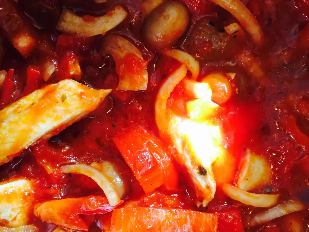 poulet à la tomate