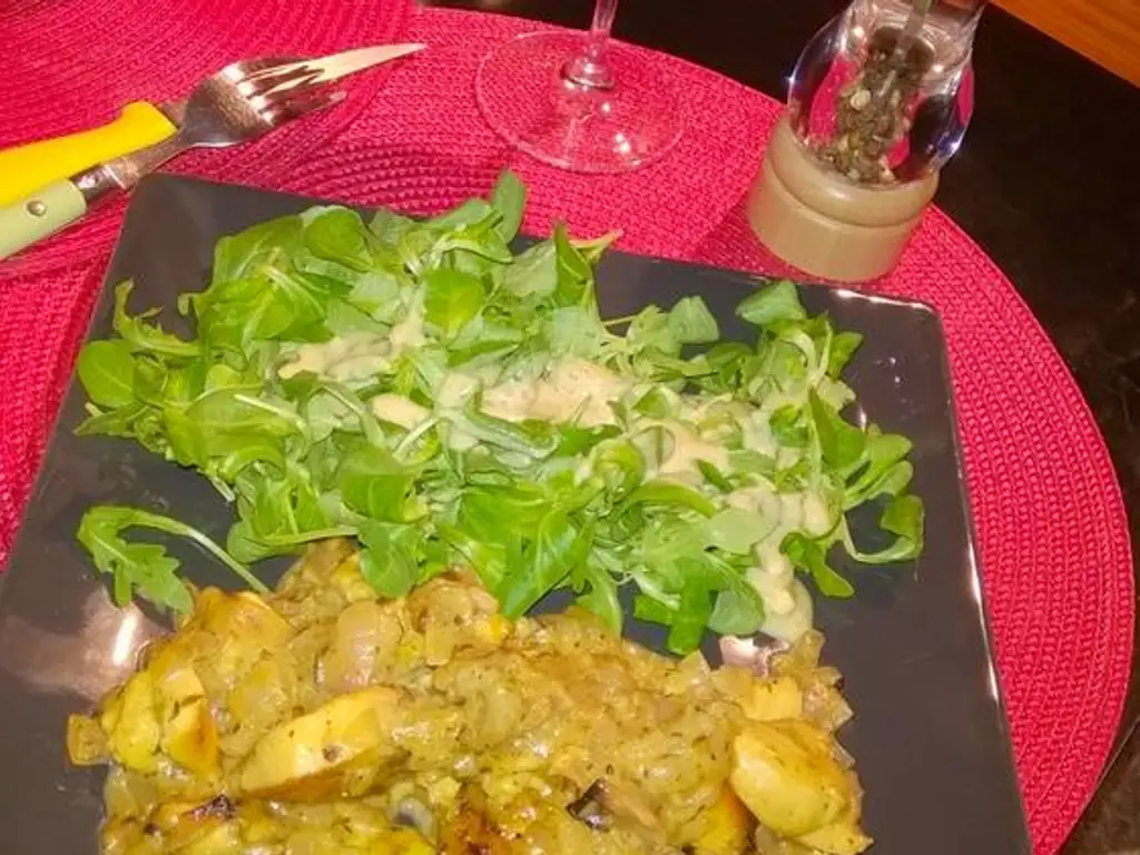 yassa de poulet moutardé