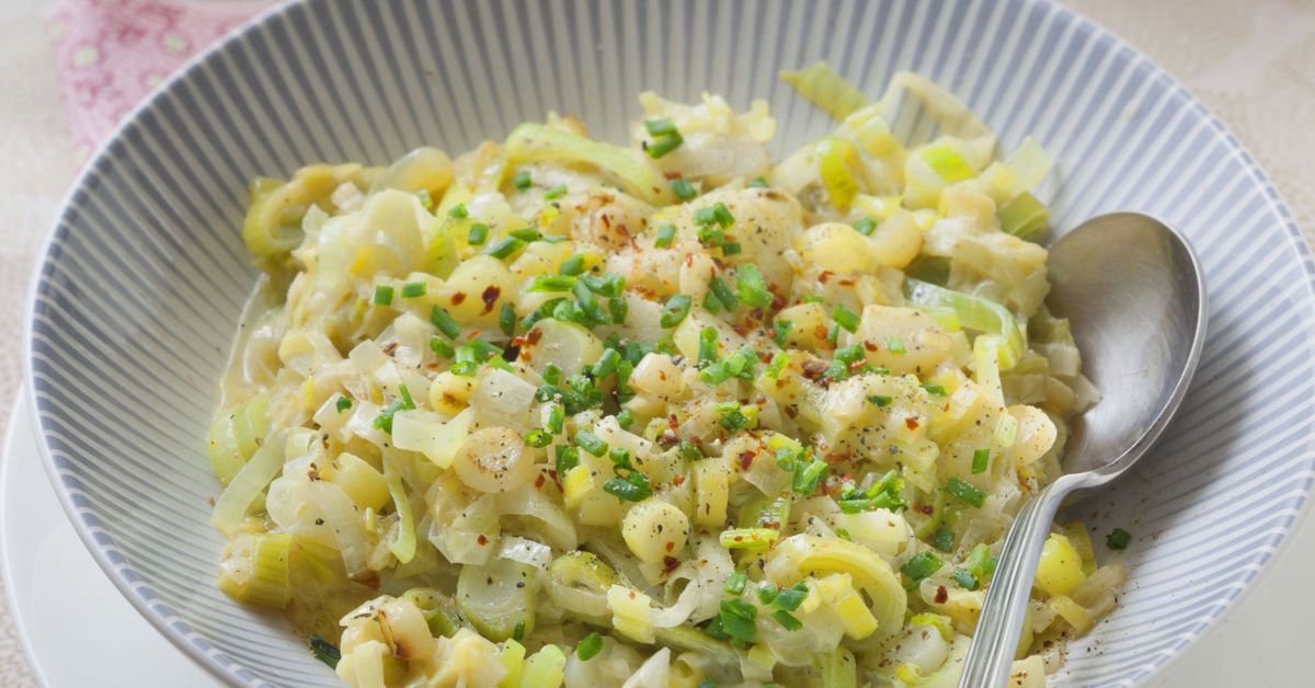 fondue de poireaux aux échalotes recette de fondue de poireaux aux