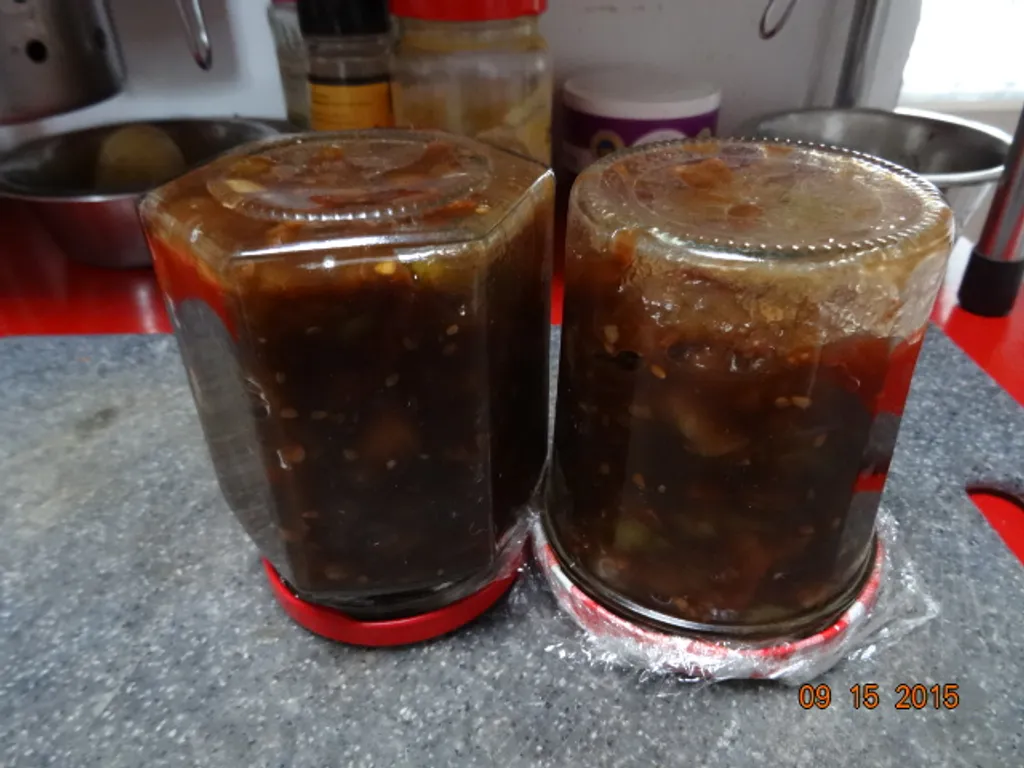 chutney de tomates vertes