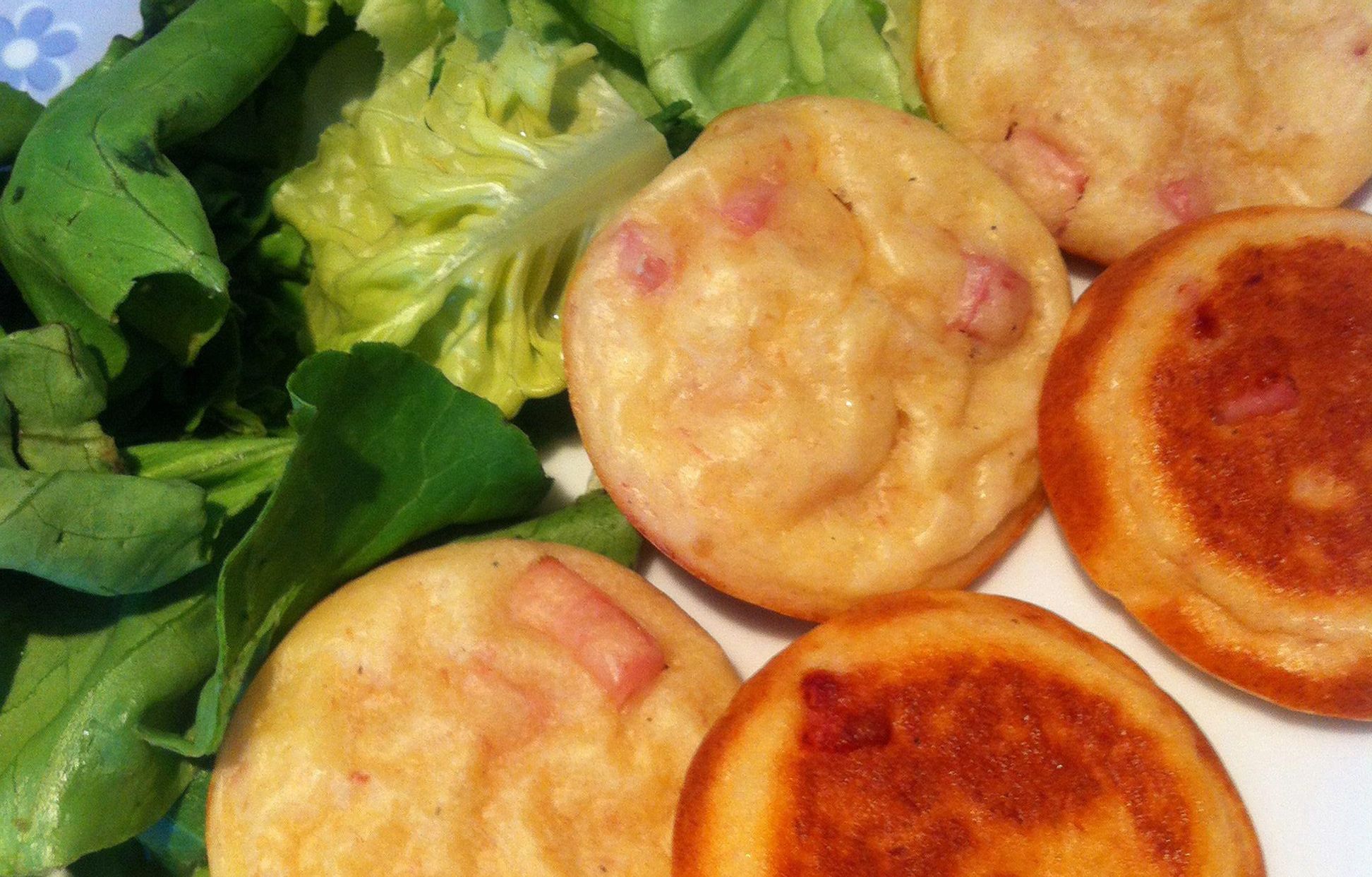 Pancakes au Kiri et au jambon : Recette de Pancakes au Kiri et au jambon - Marmiton