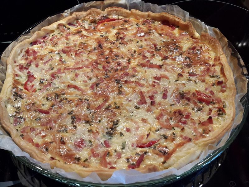 Tarte Tomate Lardons Fumes Recette De Tarte Tomate Lardons Fumes