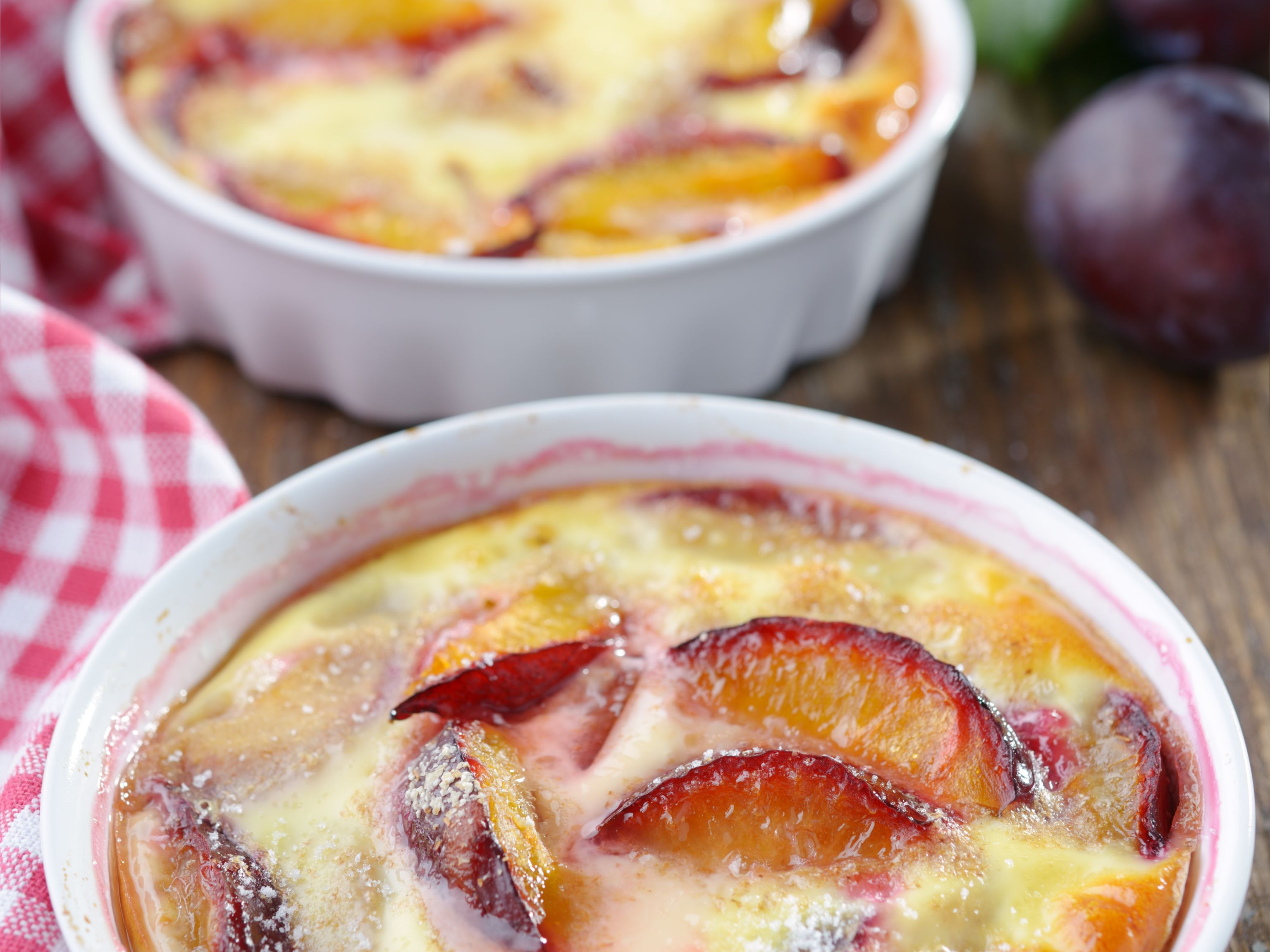 Clafoutis aux brugnons
