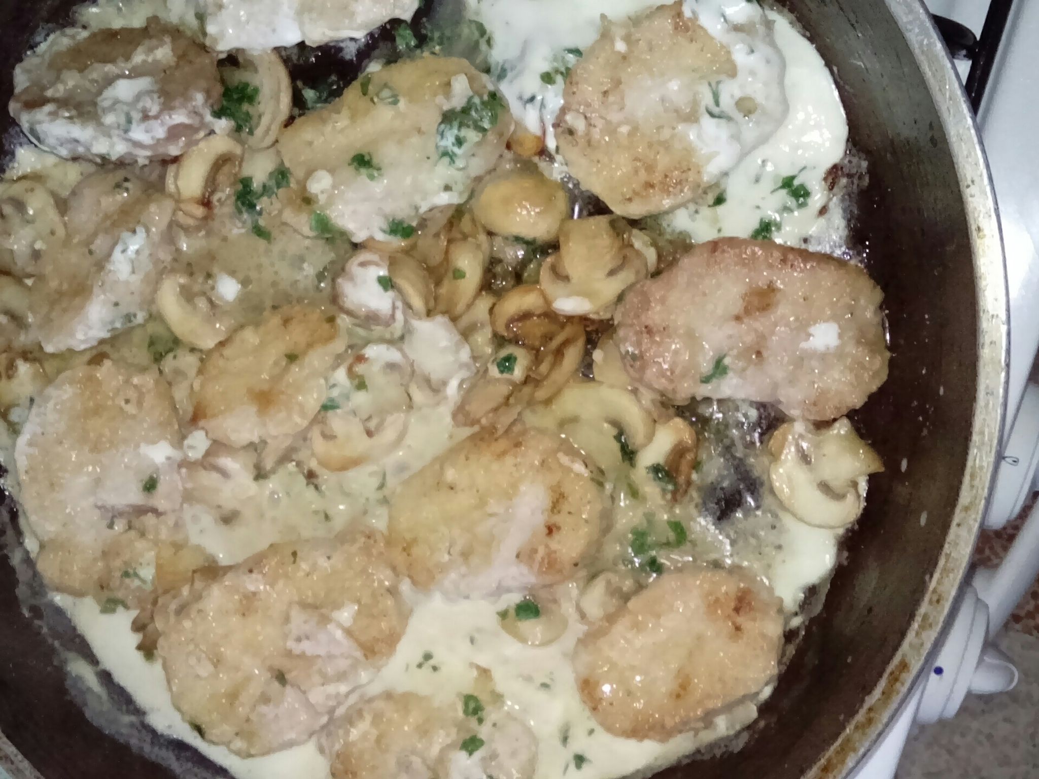 Rognons blancs d'agneau crème persillée : Recette de Rognons blancs d ...