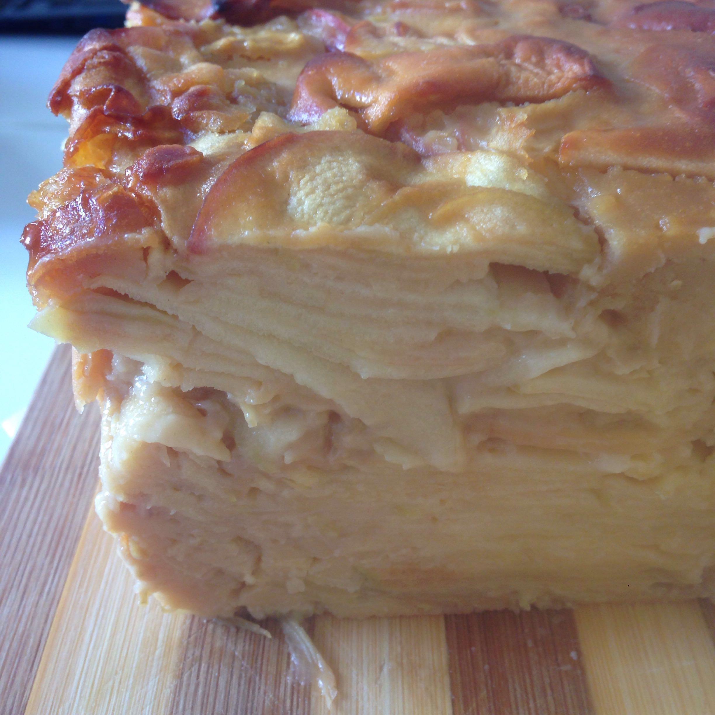 Gateau Invisible Aux Pommes Et Au Caramel Au Beurre Sale Recette De Gateau Invisible Aux Pommes Et Au Caramel Au Beurre Sale