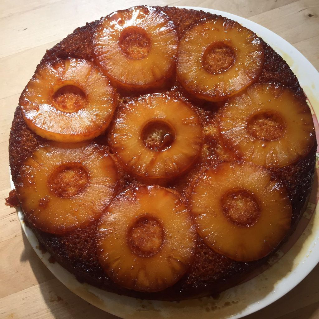 Gateau Imbibe A L Ananas Caramelise Recette De Gateau Imbibe A L Ananas Caramelise