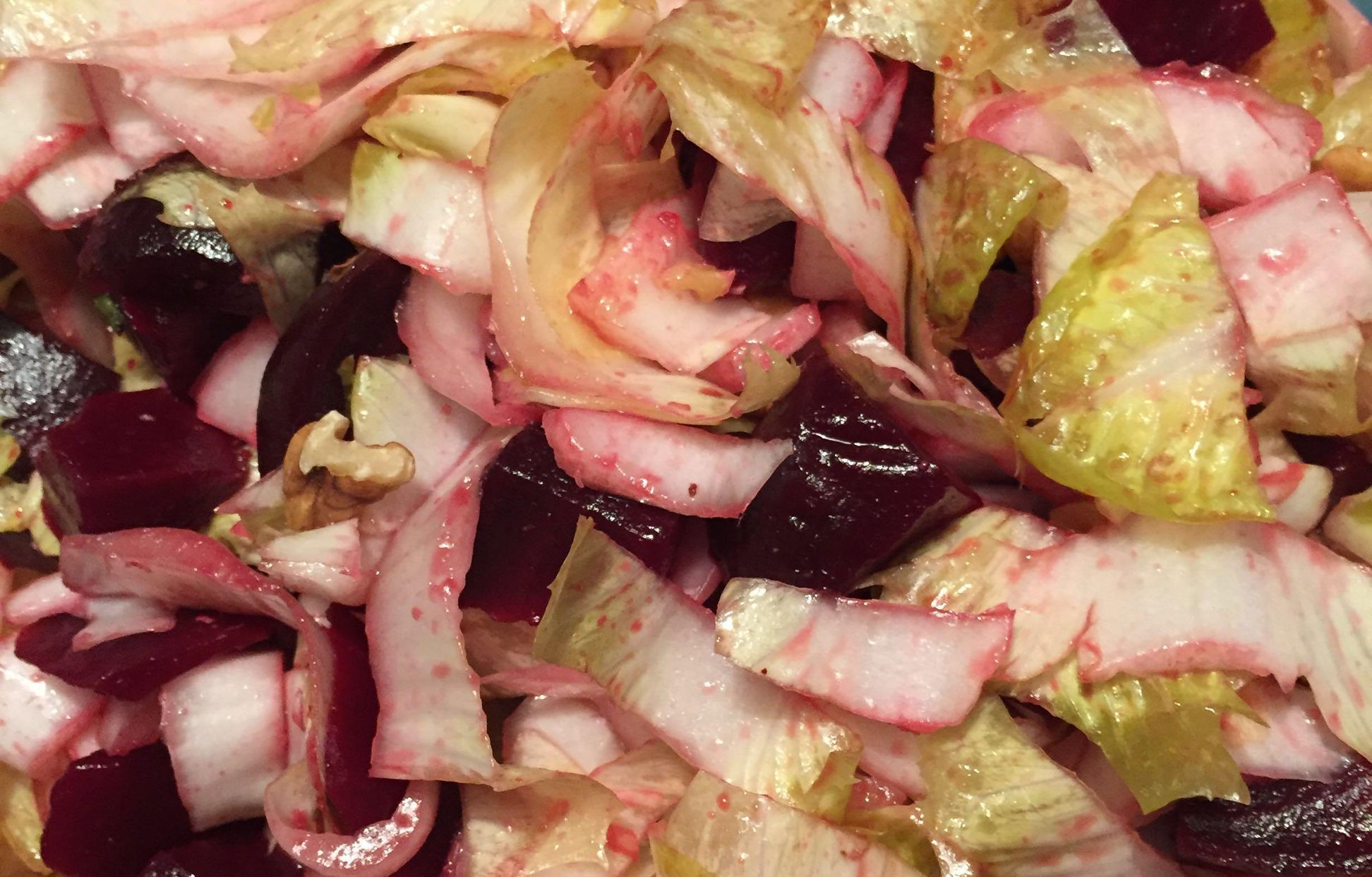 Salade d'endives automnale aux betteraves Recette de Salade d'endives