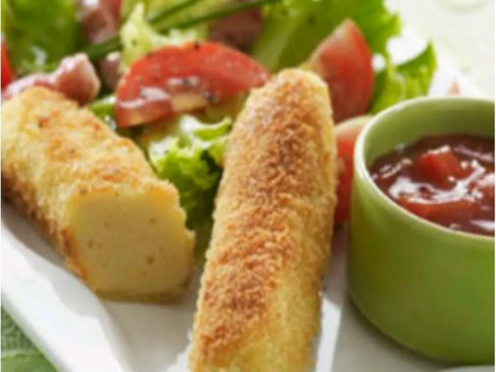 salade de quenelles panées