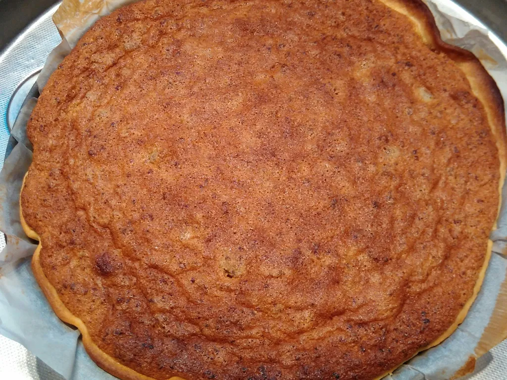 tarte aux pommes et noix