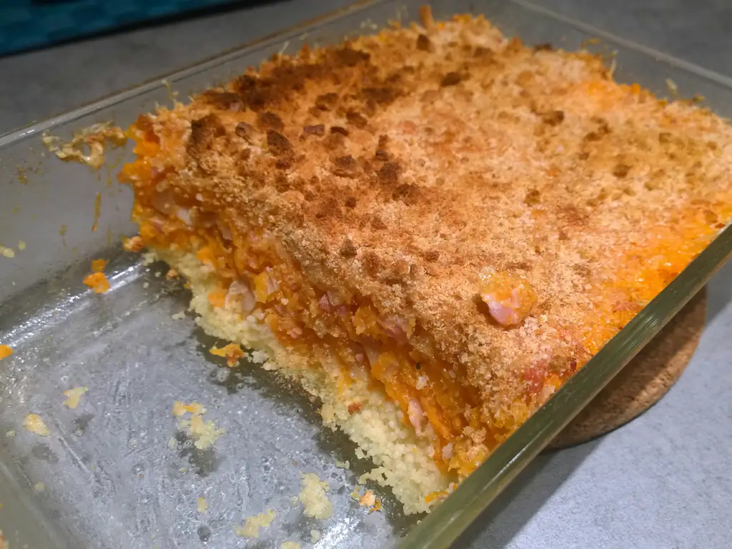 gratin d'hiver à la courge
