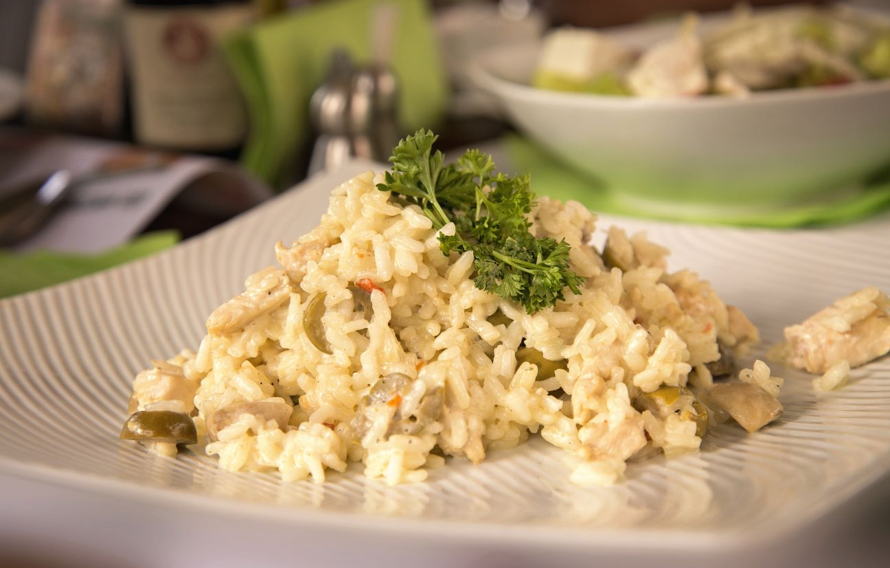 Risotto poulet et Recette de Risotto poulet et