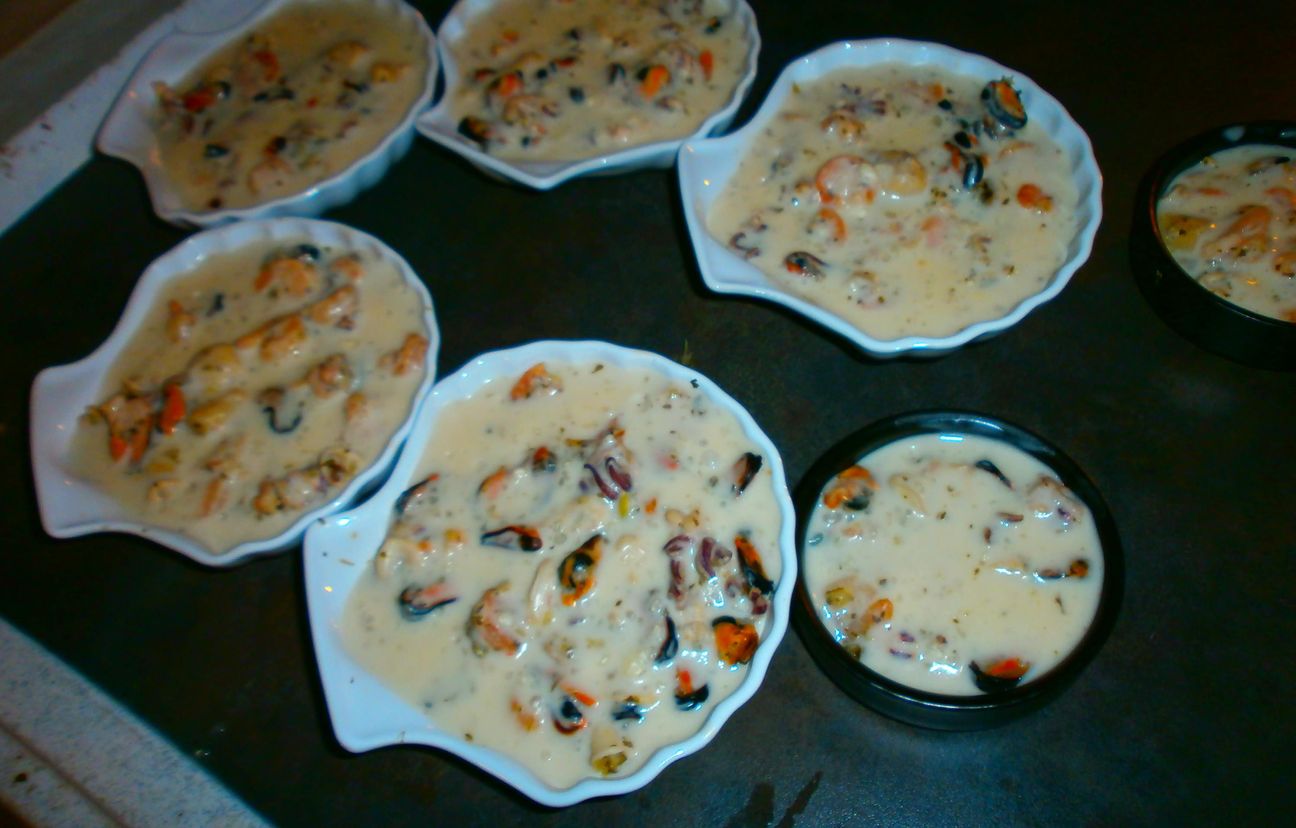 Cassolette Fruits De Mer Poireaux Champignons www.marmiton.org