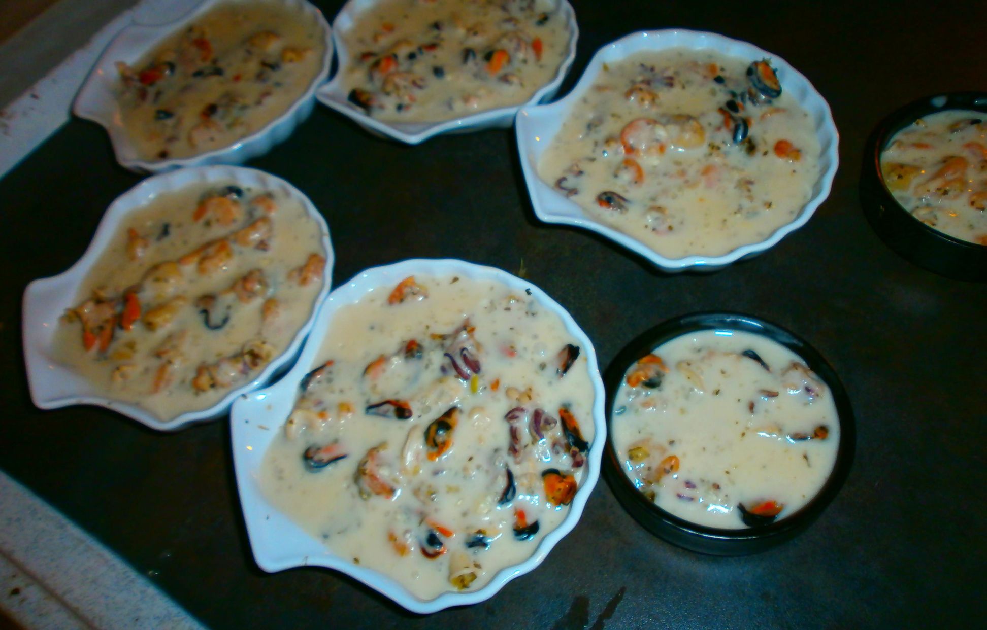 Cassolettes de fruits de mer Recette de Cassolettes de fruits de mer