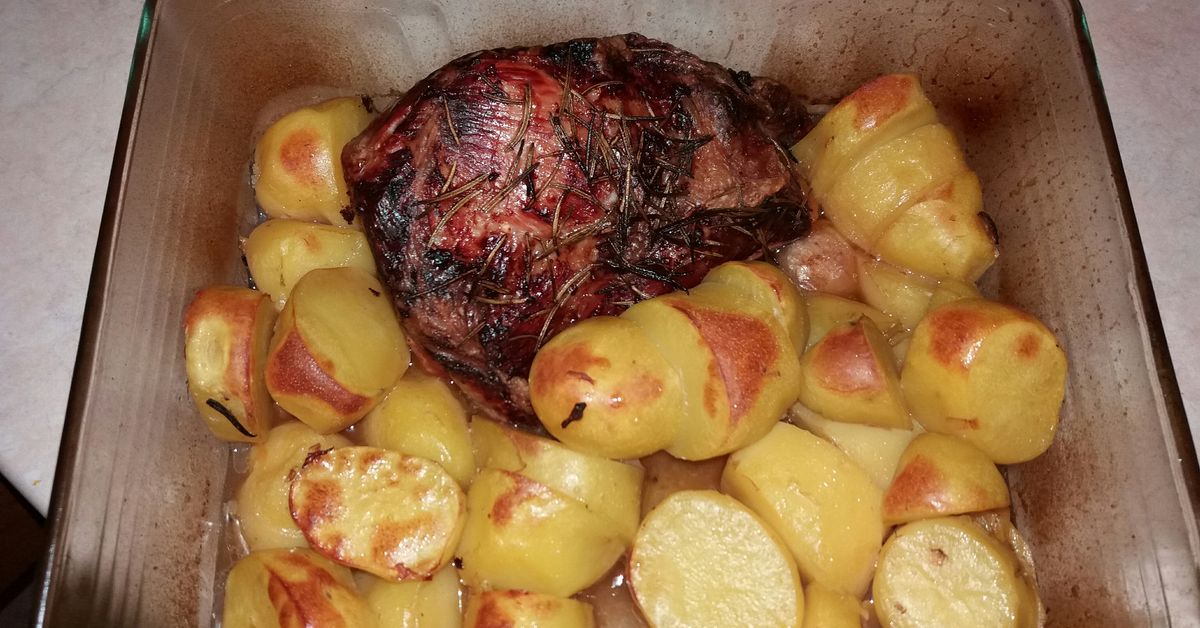 Recette Palette De Porc Au Four Pommes De Terre Palette de porc demi-sel, rôtie au four : recette de Palette de porc