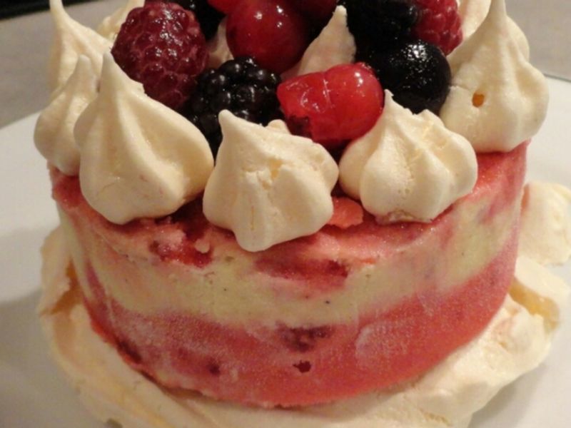 Vacherin Facile Aux Fruits Rouges Recette De Vacherin Facile Aux Fruits Rouges