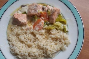 Blanquette De Saumon à Ma Façon : Recette De Blanquette De Saumon à Ma ...