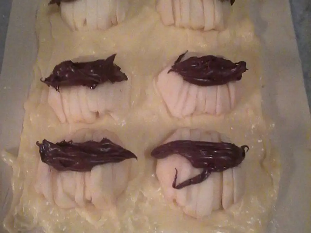 feuilleté surprise pommes nutella