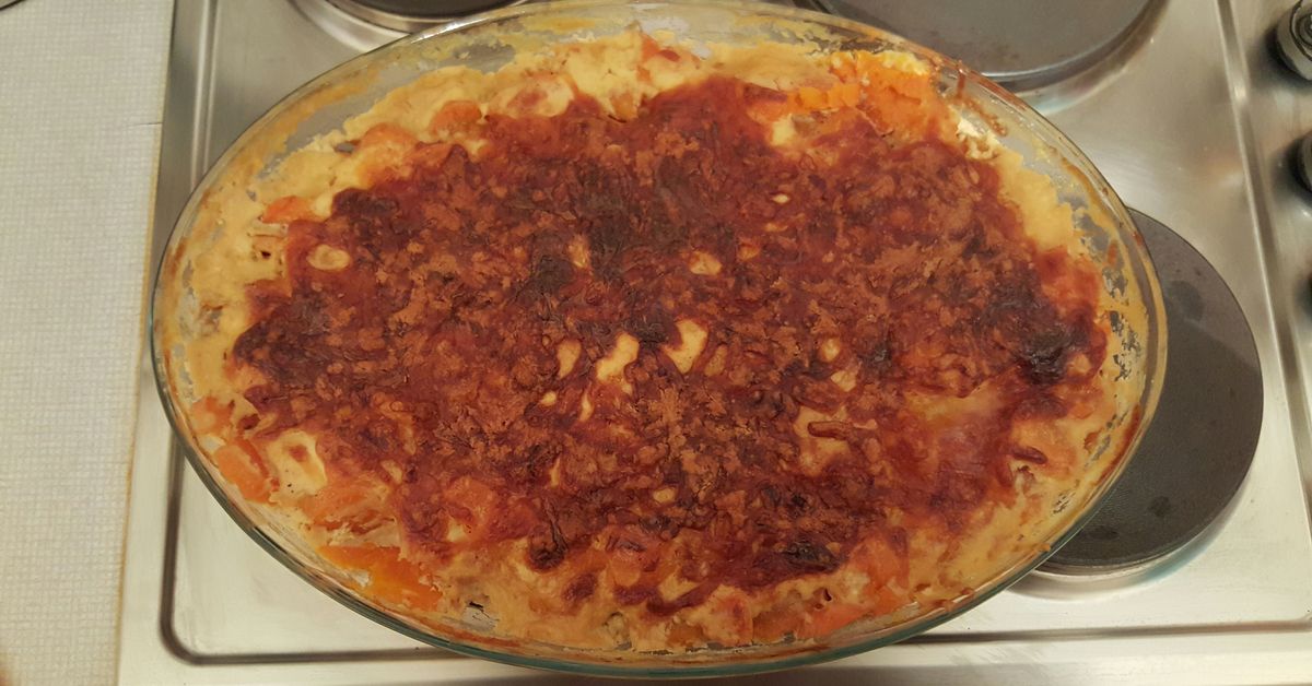 Gratin patate douce et courgette : recette de Gratin patate douce et