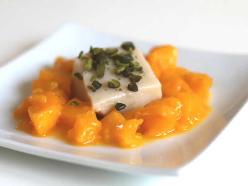 panna cotta au lait d'amandes
