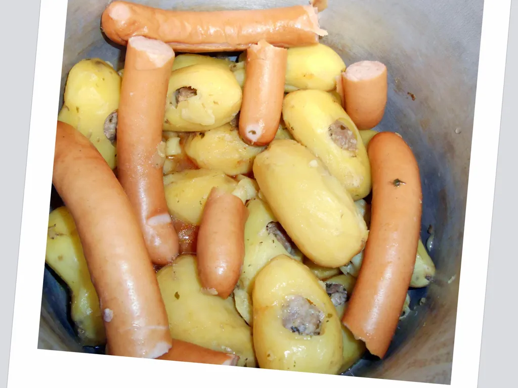 pommes de terre farcies à la cocotte