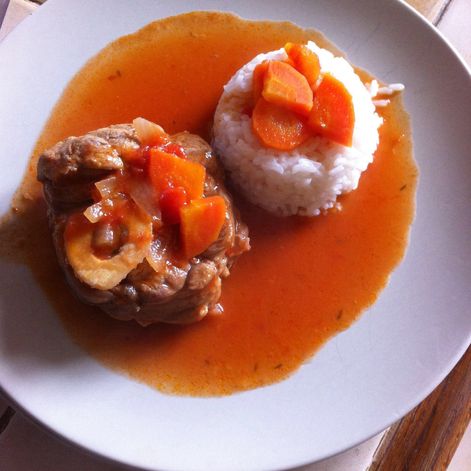 Osso bucco de veau : Recette de Osso bucco de veau - Marmiton
