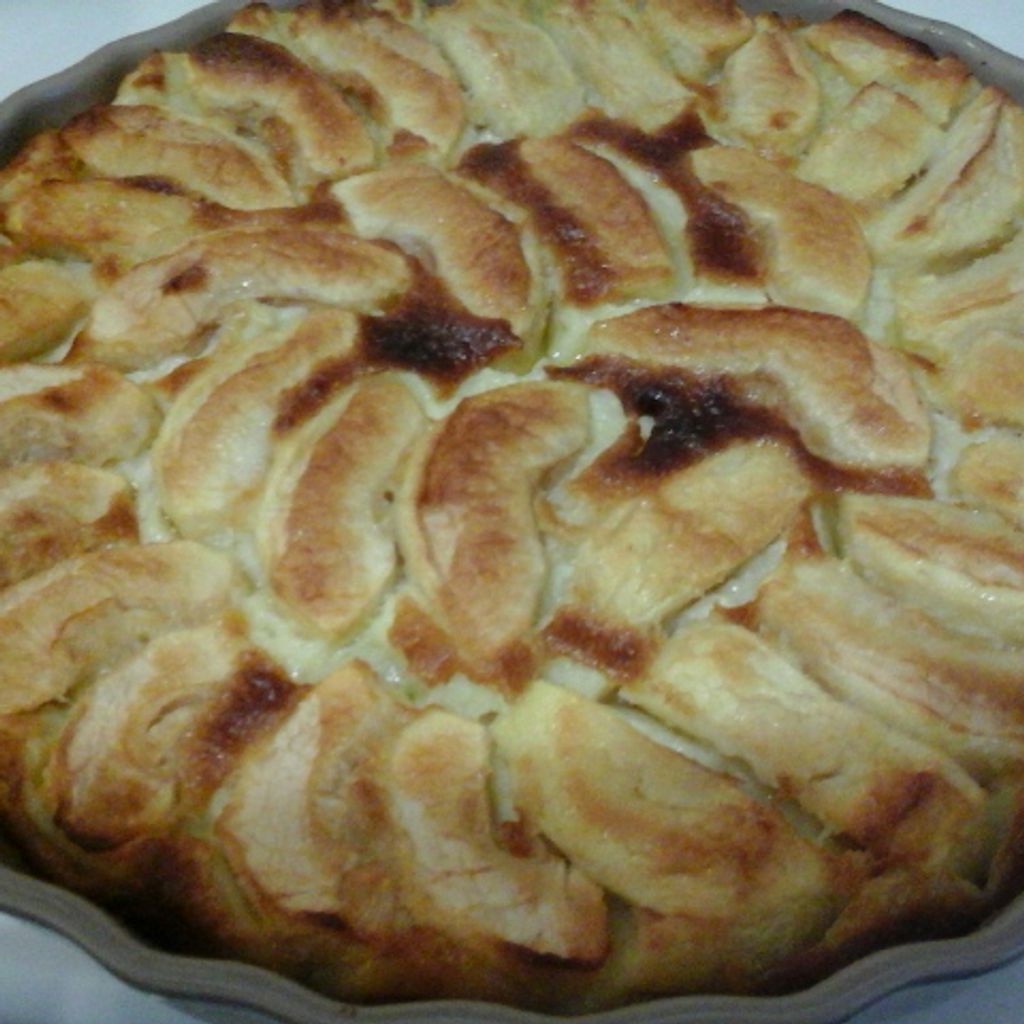 Tarte Moelleuse Aux Pommes Sans Pate Recette De Tarte Moelleuse Aux Pommes Sans Pate