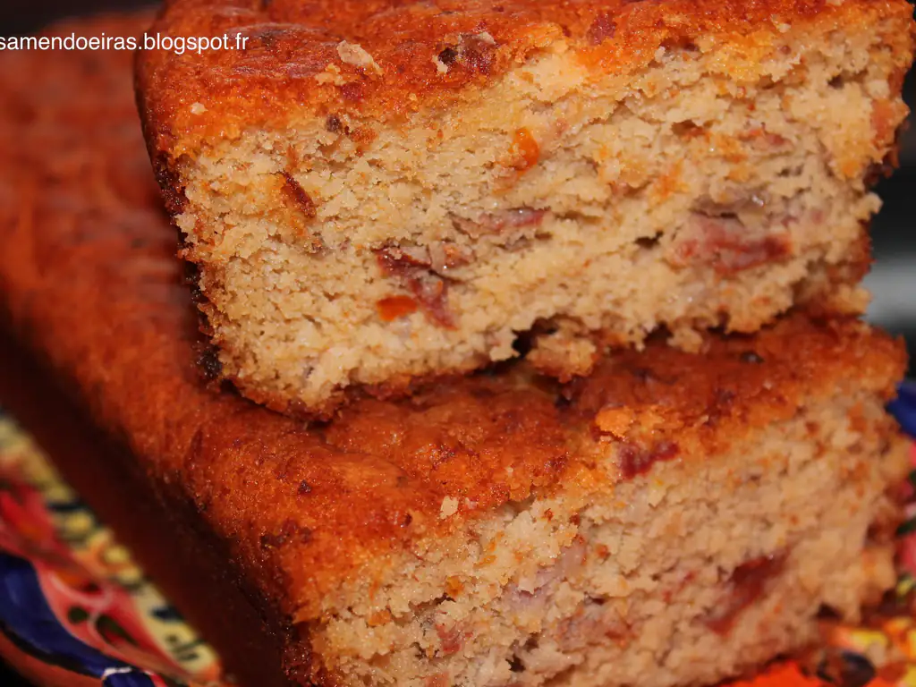 cake salé aux tomates séchées et jambon (sans gluten)