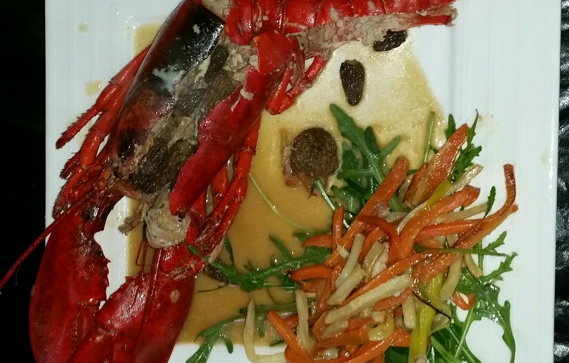 Homard sauce aux morilles Recette de Homard sauce aux morilles Marmiton