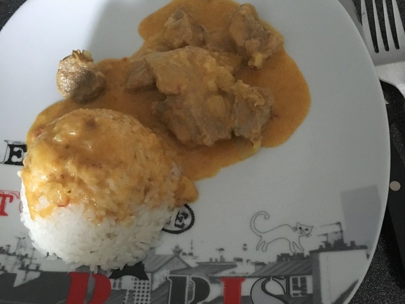 Curry De Porc Au Lait De Coco Et A La Pomme Recette De Curry De