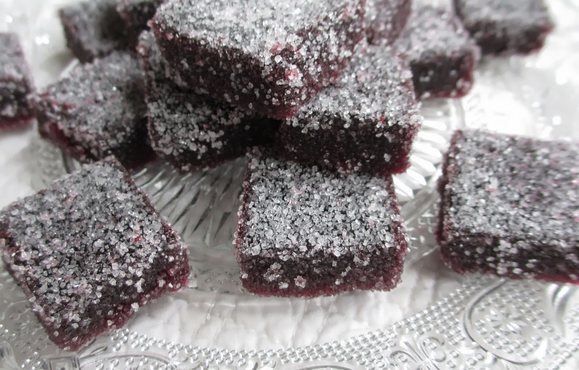 Pâtes de fruits à la myrtille Recette de Pâtes de fruits à la